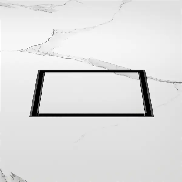130MM SQUARE TILE INSERT FLOOR WASTE 50MM OUTLET MATTE BLACK / BRUSHED NICKEL / BRUSHED GOLD / GUN METAL / BRUSHED BRONZE -  - #tag1# - #tag2#- #variant#