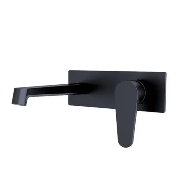 Victor Range Matte Black Wall Basin Mixer - Zenithbath