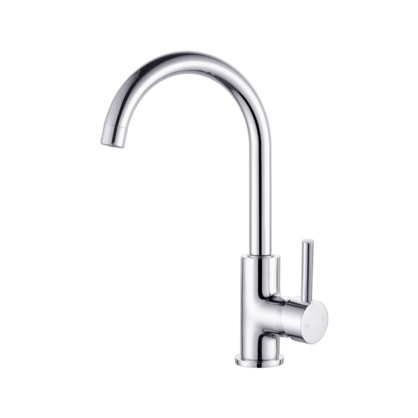 DOLCE KITCHEN MIXER GOOSENECK CHROME - Zenithbath