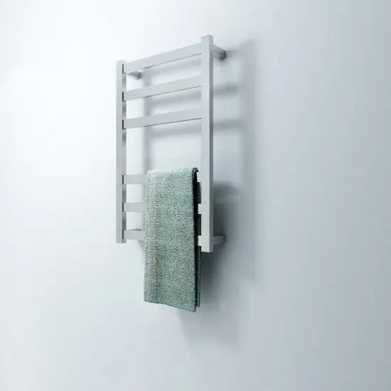 High Gloss Chrome Heated Towel Rail 800x500mm - Zenithbath