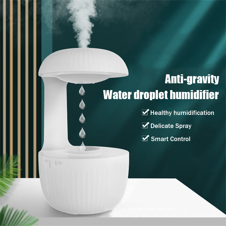 Anti-gravity Air Humidifier Mute Countercurrent Humidifier Levitating Water Drops Cool Mist Maker Fogger Relieve Fatigue -  