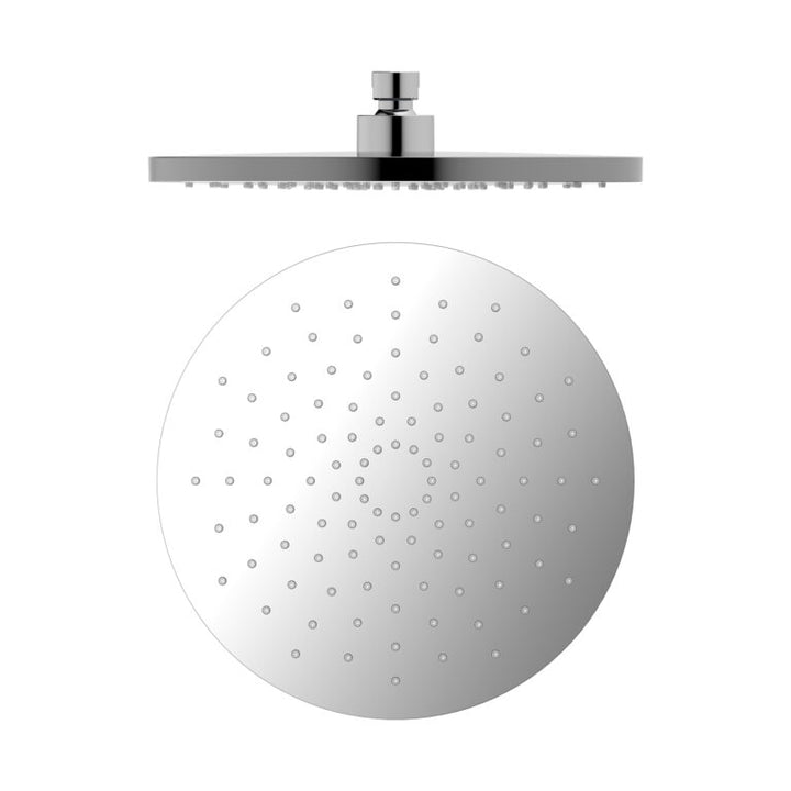 250MM ABS ROUND SHOWER HEAD CHROME / MATTE BLACK / BRUSHED NICKEL Nero 250MM ABS ROUND SHOWER HEAD CHROME / MATTE BLACK / BRUSHED NICKEL SHOWER HEAD CHROME