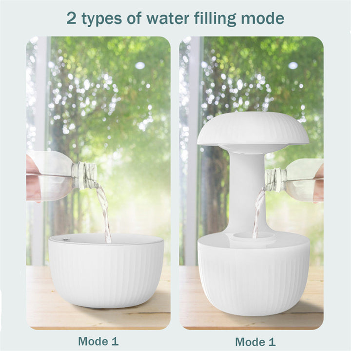 Anti-gravity Air Humidifier Mute Countercurrent Humidifier Levitating Water Drops Cool Mist Maker Fogger Relieve Fatigue -  