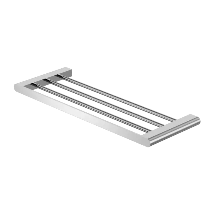 BIANCA DOUBLE TOWEL RAIL 600/800MM CHROME / MATTE BLACK / BRUSHED NICKEL / BRUSHED GOLD / GUN METAL -  - #tag1# - #tag2#- #variant#