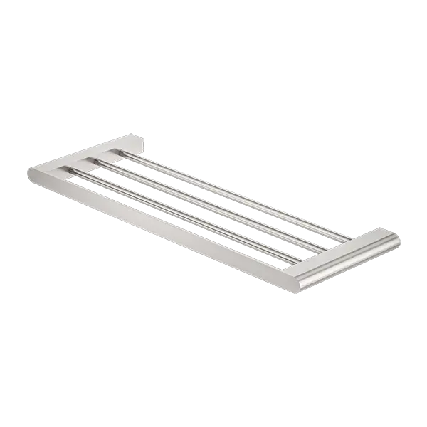 BIANCA DOUBLE TOWEL RAIL 600/800MM CHROME / MATTE BLACK / BRUSHED NICKEL / BRUSHED GOLD / GUN METAL -  - #tag1# - #tag2#- #variant#