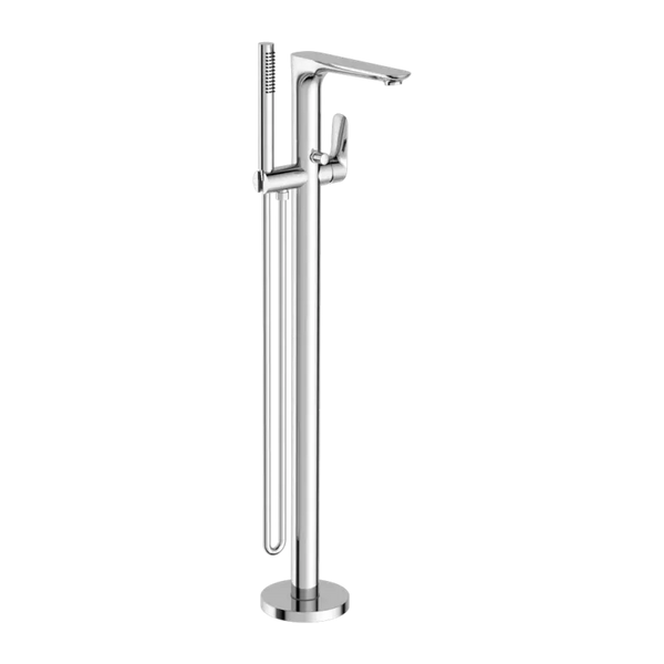 BIANCA FREESTANDING BATH MIXER WITH HAND SHOWER CHROME / MATTE BLACK / BRUSHED NICKEL / BRUSHED GOLD / GUN METAL -  - #tag1# - #tag2#- #variant#