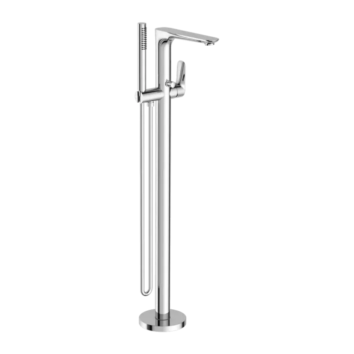 BIANCA FREESTANDING BATH MIXER WITH HAND SHOWER CHROME / MATTE BLACK / BRUSHED NICKEL / BRUSHED GOLD / GUN METAL -  - #tag1# - #tag2#- #variant#