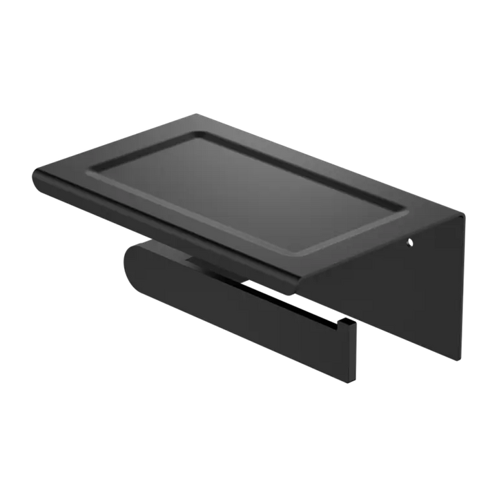 BIANCA TOILET ROLL HOLDER WITH PHONE HOLDER CHROME / MATTE BLACK / BRUSHED NICKEL / BRUSHED GOLD / GUN METAL -  - #tag1# - #tag2#- #variant#