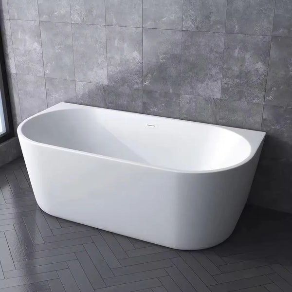 Back to wall free standing bathtub 1700mm -  - #tag1# - #tag2#- #variant#