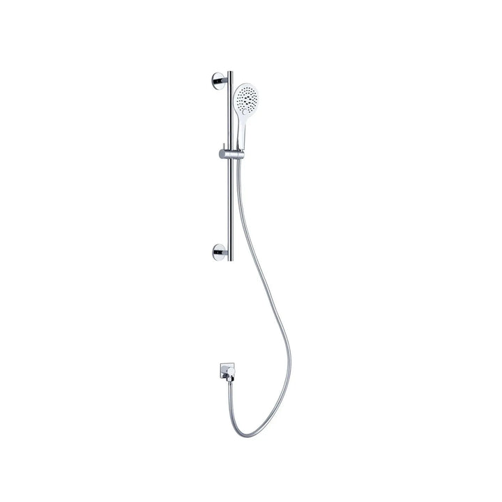 Chrome Shower Slide Rail with a Separate Water Inlet with Multi Function Head -  - #tag1# - #tag2#- #variant#