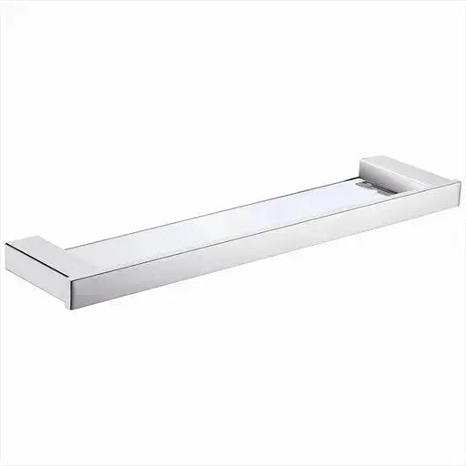 Cube Range Bathroom / Shower Glass Shelf Chrome Finish - 300mm -  - #tag1# - #tag2#- #variant#
