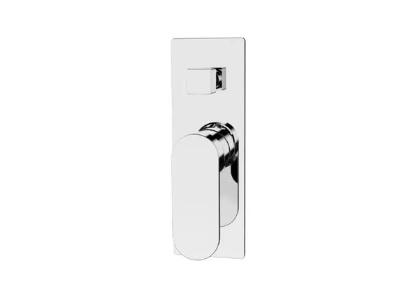 ECCO SHOWER MIXER WITH DIVERTER CHROME / MATTE BLACK -  - #tag1# - #tag2#- #variant#