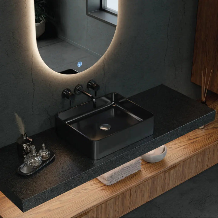 Eclipse Titan LED Mirror With Demister 600x1000mm -  - #tag1# - #tag2#- #variant#