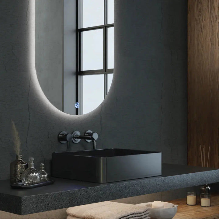 Eclipse Titan LED Mirror With Demister 600x1000mm -  - #tag1# - #tag2#- #variant#