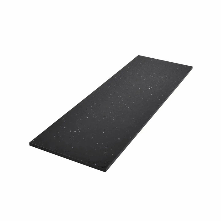 Engineered Stone (Quartz) Vanity Benchtop Galaxy Black 600mm -  - #tag1# - #tag2#- #variant#