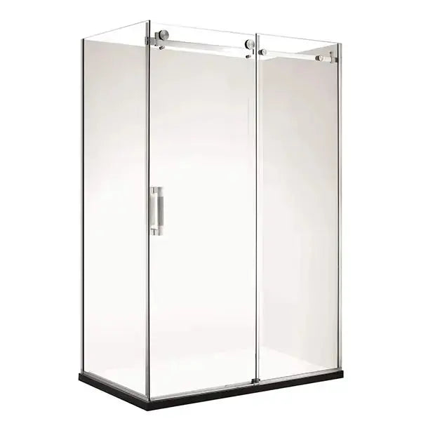 Frameless Sliding Shower Glass Enclosure 1200 x 900mm -  - #tag1# - #tag2#- #variant#