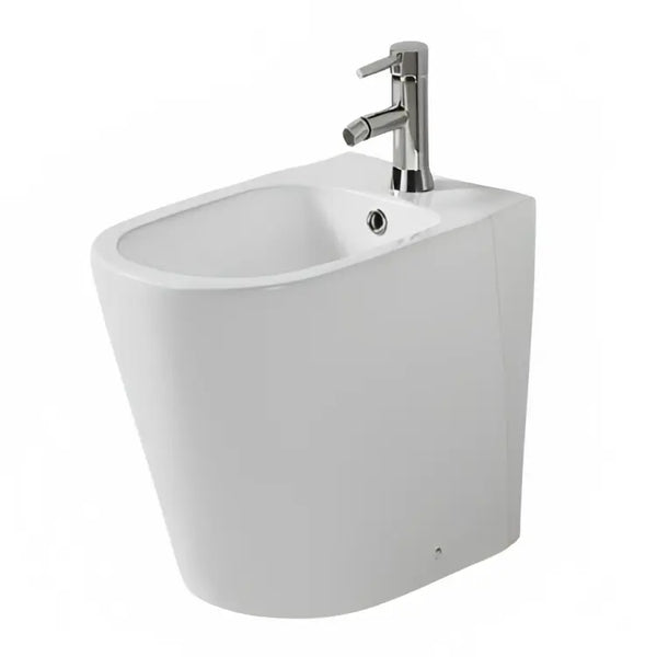 Floor Mount Back to Wall Italian Style Bidet - Zenithbath