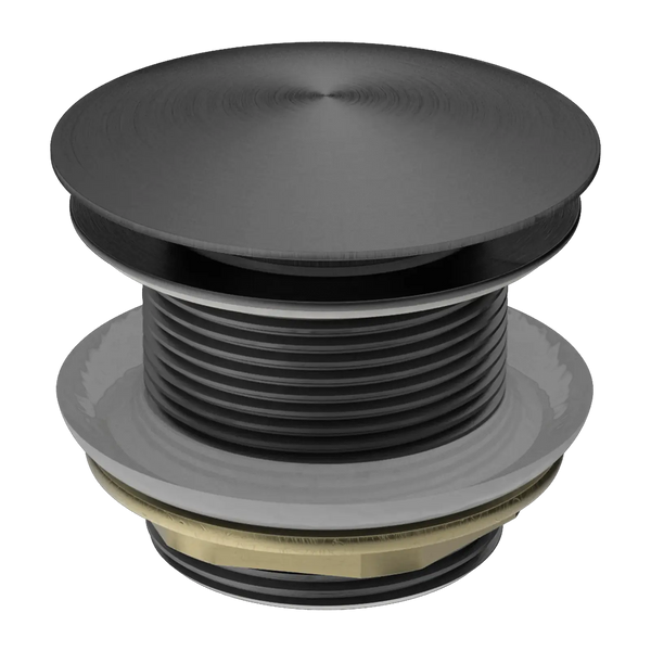 Gunmetal Grey 40mm Bathtub Pop-Up Plug & Waste No Overflow -  - #tag1# - #tag2#- #variant#