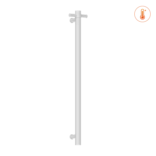 HEATED VERTICAL TOWEL RAIL BRUSHED BRONZE (NRV900HBZ) -  - #tag1# - #tag2#- #variant#