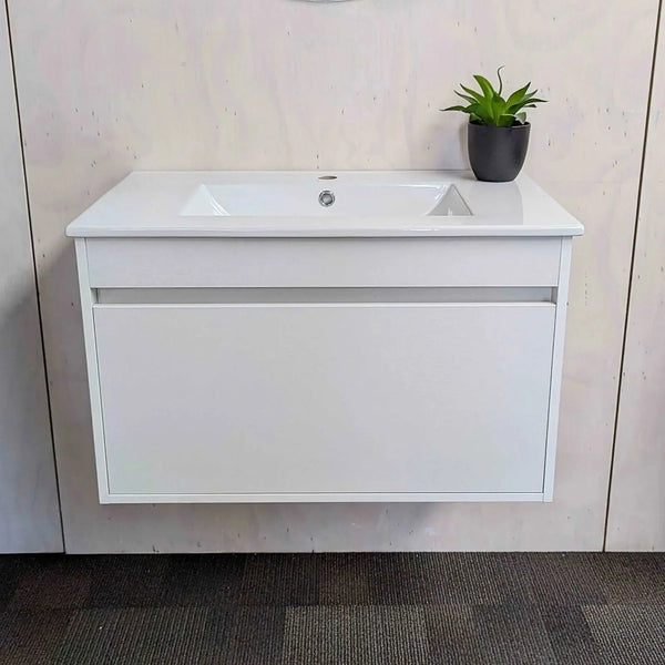 Linear Range Wall Hung Vanity Washed White 750 X 460mm -  - #tag1# - #tag2#- #variant#
