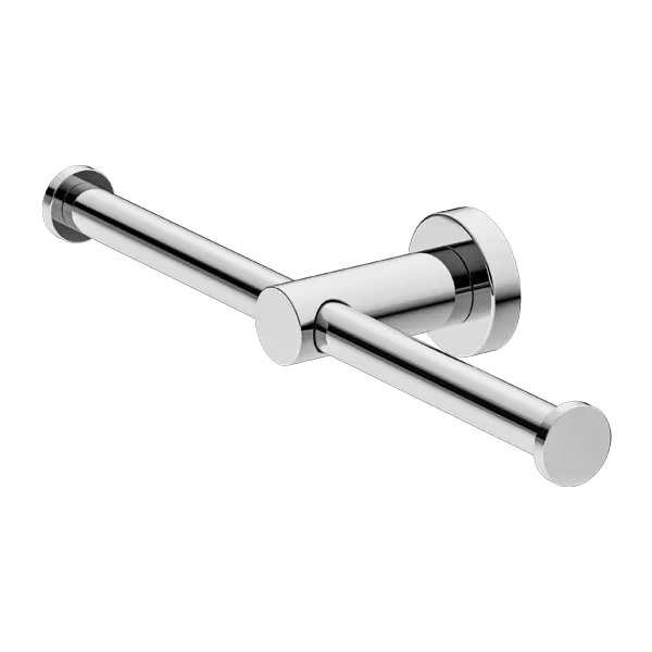 MECCA DOUBLE TOILET ROLL HOLDER CHROME -  - #tag1# - #tag2#- #variant#