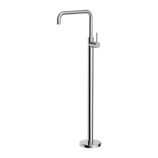 MECCA FREESTANDING BATH MIXER SQUARE SHAPE CHROME / MATTE BLACK / BRUSHED NICKEL / BRUSHED GOLD / GUN METAL / BRUSHED BRONZE / MATTE WHITE -  - #tag1# - #tag2#- #variant#