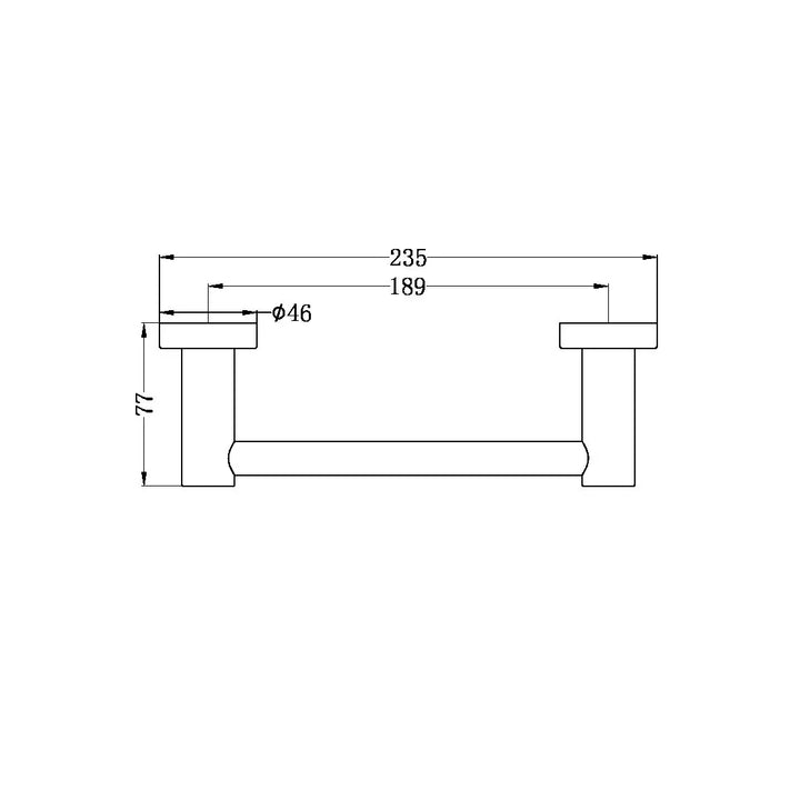 MECCA HAND TOWEL RAIL CHROME -  - #tag1# - #tag2#- #variant#