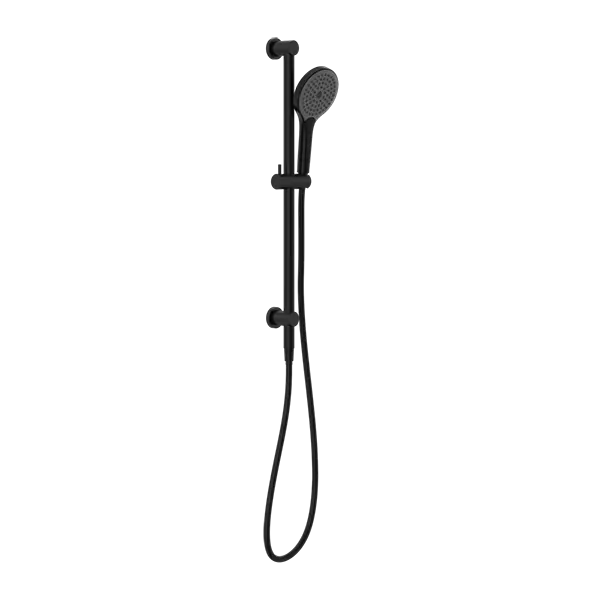 MECCA SHOWER RAIL WITH AIR SHOWER II CHROME / MATTE BLACK / BRUSHED NICKEL / BRUSHED GOLD / GUN METAL / BRUSHED BRONZE / MATTE WHITE -  - #tag1# - #tag2#- #variant#