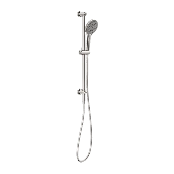 MECCA SHOWER RAIL WITH AIR SHOWER II CHROME / MATTE BLACK / BRUSHED NICKEL / BRUSHED GOLD / GUN METAL / BRUSHED BRONZE / MATTE WHITE -  - #tag1# - #tag2#- #variant#