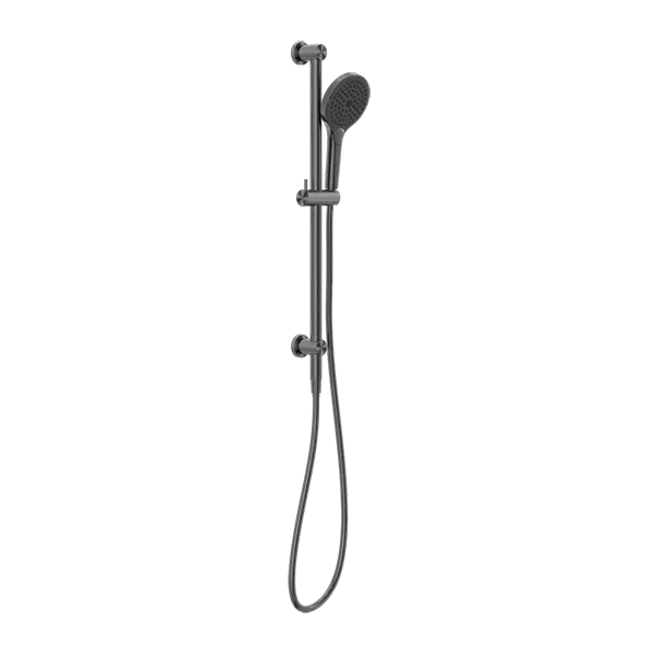 MECCA SHOWER RAIL WITH AIR SHOWER II CHROME / MATTE BLACK / BRUSHED NICKEL / BRUSHED GOLD / GUN METAL / BRUSHED BRONZE / MATTE WHITE -  - #tag1# - #tag2#- #variant#