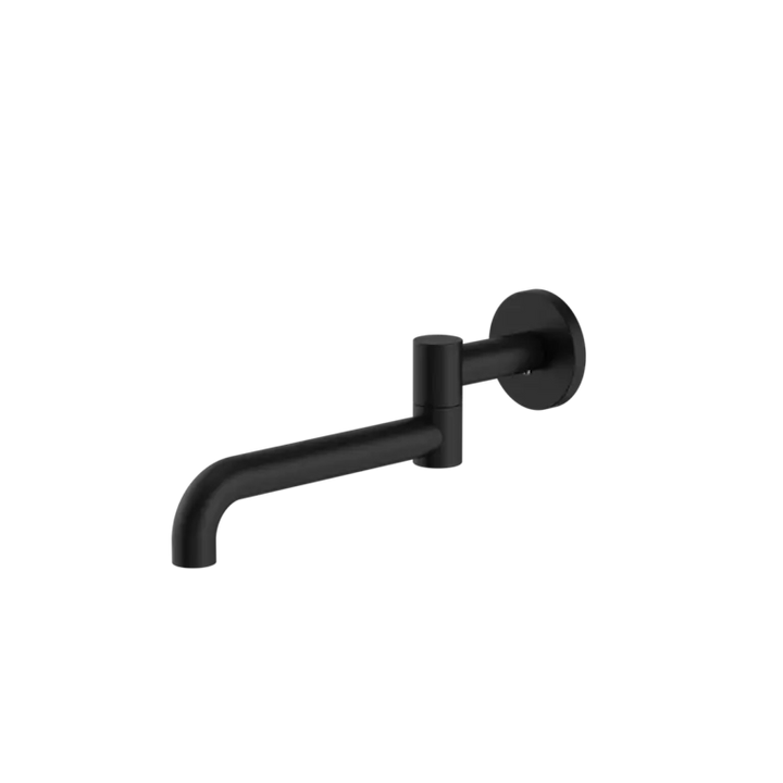 MECCA WALL MOUNTED SWIVEL BATH SPOUT ONLY 225MM CHROME / MATTE BLACK / MATTE WHITE / BRUSHED NICKEL / BRUSHED GOLD / GUN METAL / BRUSHED BRONZE -  - #tag1# - #tag2#- #variant#