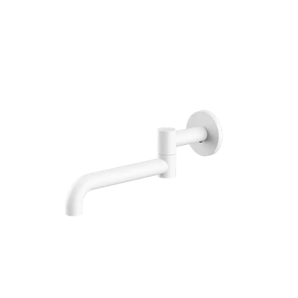 MECCA WALL MOUNTED SWIVEL BATH SPOUT ONLY 225MM CHROME / MATTE BLACK / MATTE WHITE / BRUSHED NICKEL / BRUSHED GOLD / GUN METAL / BRUSHED BRONZE -  - #tag1# - #tag2#- #variant#