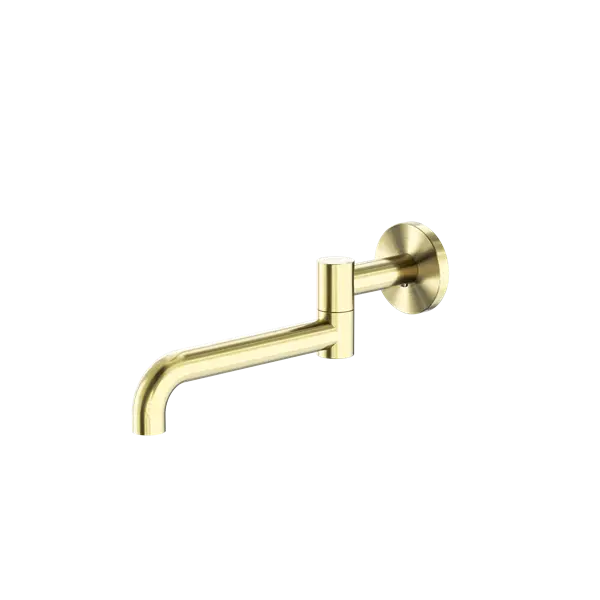 MECCA WALL MOUNTED SWIVEL BATH SPOUT ONLY 225MM CHROME / MATTE BLACK / MATTE WHITE / BRUSHED NICKEL / BRUSHED GOLD / GUN METAL / BRUSHED BRONZE -  - #tag1# - #tag2#- #variant#