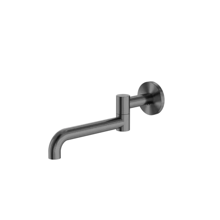 MECCA WALL MOUNTED SWIVEL BATH SPOUT ONLY 225MM CHROME / MATTE BLACK / MATTE WHITE / BRUSHED NICKEL / BRUSHED GOLD / GUN METAL / BRUSHED BRONZE -  - #tag1# - #tag2#- #variant#