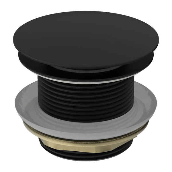 Matte Black Bathtub 40mm Pop-Up Plug & Waste No Overflow -  - #tag1# - #tag2#- #variant#