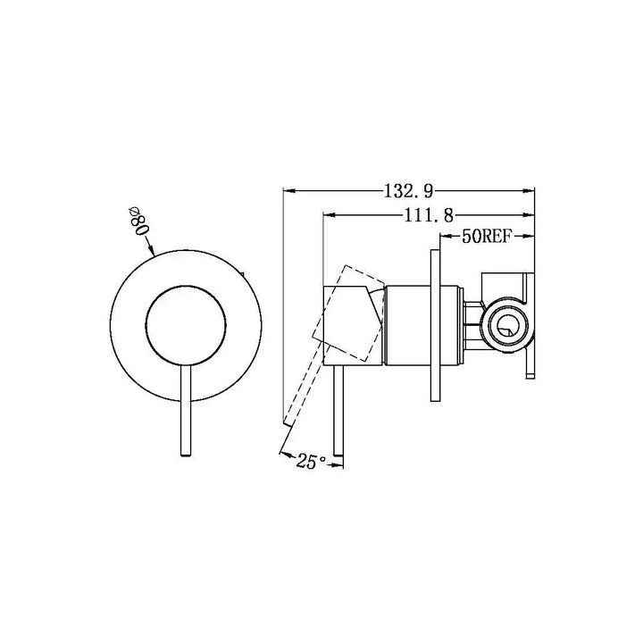 Mecca Chrome Shower Mixer -  - #tag1# - #tag2#- #variant#