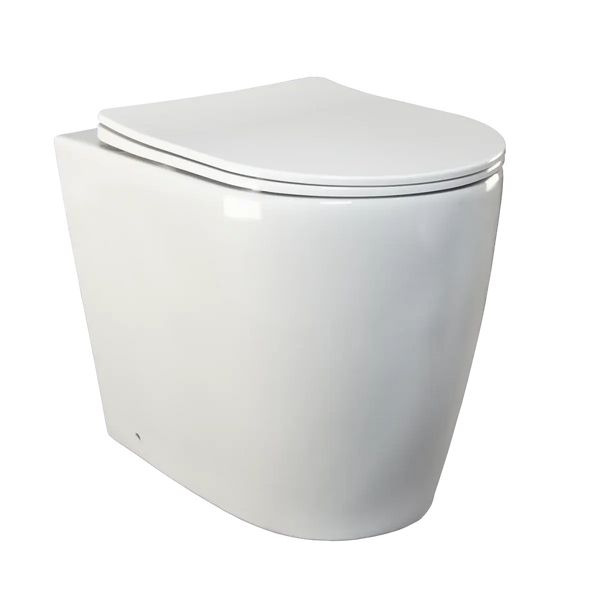 NICHE FLOOR STANDING PAN IN GLOSS WHITE Propel Industries NICHE FLOOR STANDING PAN IN GLOSS WHITE IN WALL CISTERN