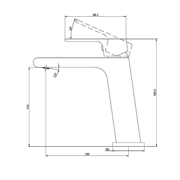 Celia Range Square Tall Basin Mixer Chrome /Matte black/ Brushed Nickel (Copy) Nero Celia Range Square Tall Basin Mixer Chrome /Matte black/ Brushed Nickel (Copy) Basin Mixer