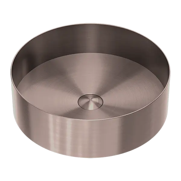 OPAL ROUND 400MM STAINLESS STEEL BASIN BRUSHED NICKEL / BRUSHED GOLD / BRUSHED BRONZE / GRAPHITE -  - #tag1# - #tag2#- #variant#