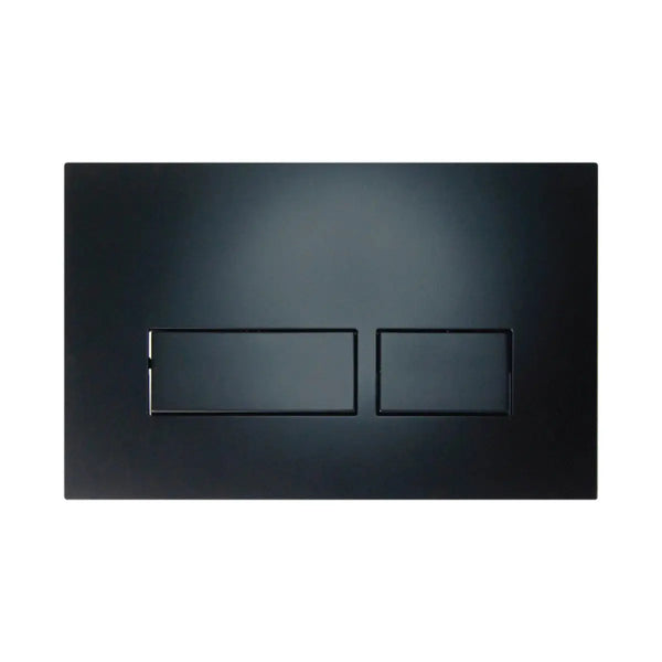 Niche Square Pneumatic Push Plate in Matte Black Propel Industries Niche Square Pneumatic Push Plate in Matte Black IN WALL CISTERN