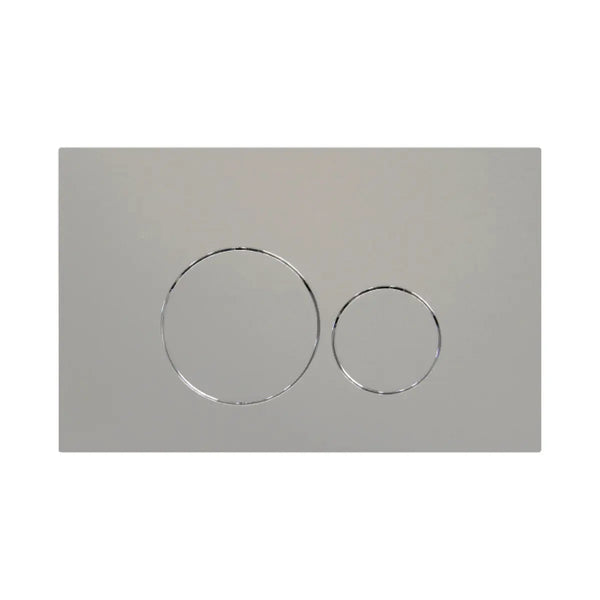 Niche Round Pneumatic Push Plate in Chrome Propel Industries Niche Round Pneumatic Push Plate in Chrome IN WALL CISTERN