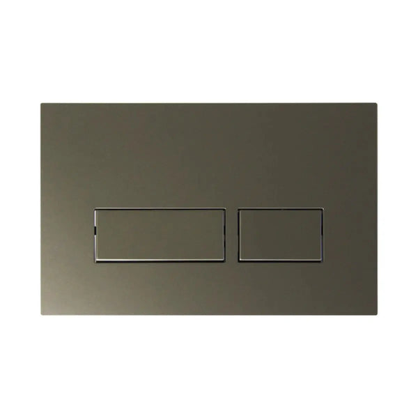 Niche Square Pneumatic Push Plate in Gunmetal Propel Industries Niche Square Pneumatic Push Plate in Gunmetal IN WALL CISTERN