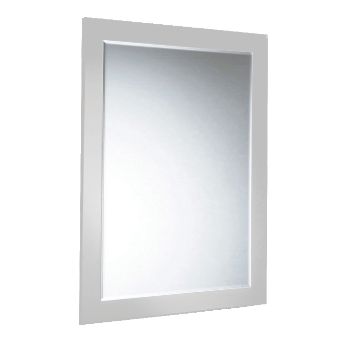 Rectangle Bathroom Mirror on Mirror with a White Edge 1500 x 900mm -  - #tag1# - #tag2#- #variant#