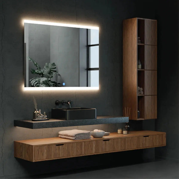 Rectangle Titan LED Mirror With Demister 1200x900mm -  - #tag1# - #tag2#- #variant#