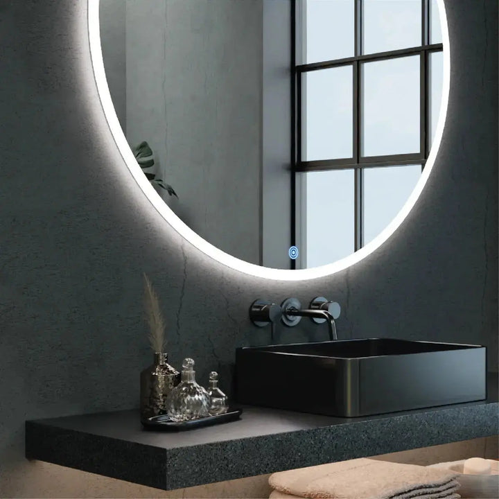 Round Titan LED Mirror With Demister 1200mm -  - #tag1# - #tag2#- #variant#