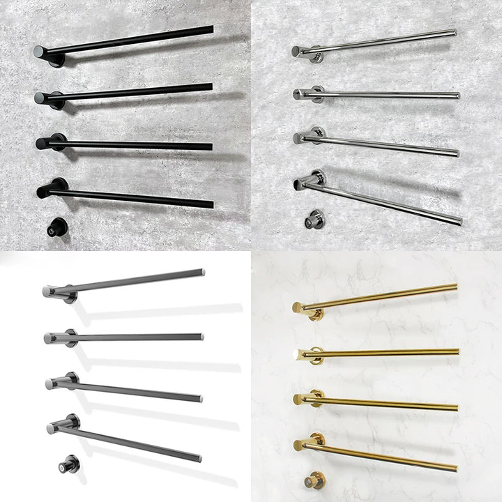 304 Stainless Steel Electric Towel Rack 50-55°C Constant Temperature Heated Drying Towel Bar 220V 55*11*51.5/66.5/81.5CM Zenith Bath 304 Stainless Steel Electric Towel Rack 50-55°C Constant Temperature Heated Drying Towel Bar 220V 55*11*51.5/66.5/81.5CM heated towel rail