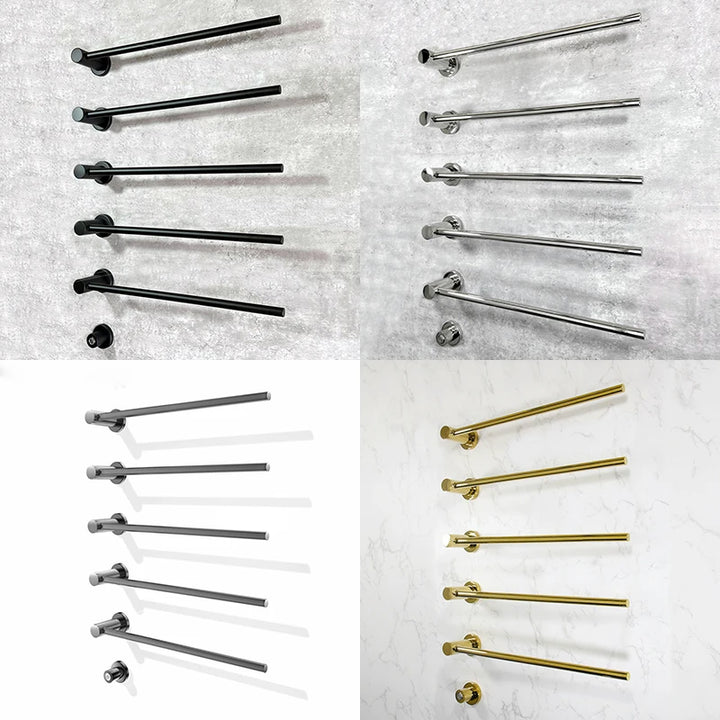 304 Stainless Steel Electric Towel Rack 50-55°C Constant Temperature Heated Drying Towel Bar 220V 55*11*51.5/66.5/81.5CM Zenith Bath 304 Stainless Steel Electric Towel Rack 50-55°C Constant Temperature Heated Drying Towel Bar 220V 55*11*51.5/66.5/81.5CM heated towel rail