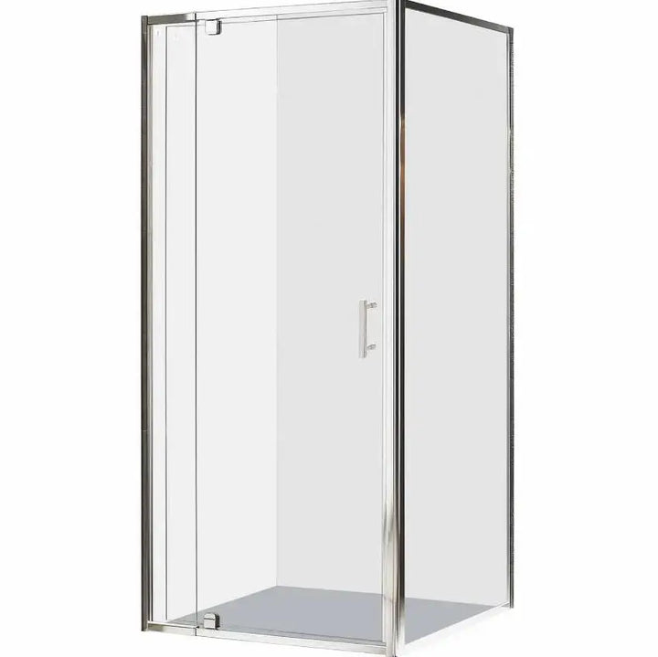 Semi Framed Pivot Shower Glass Enclosure 1000 x 1000mm -  - #tag1# - #tag2#- #variant#