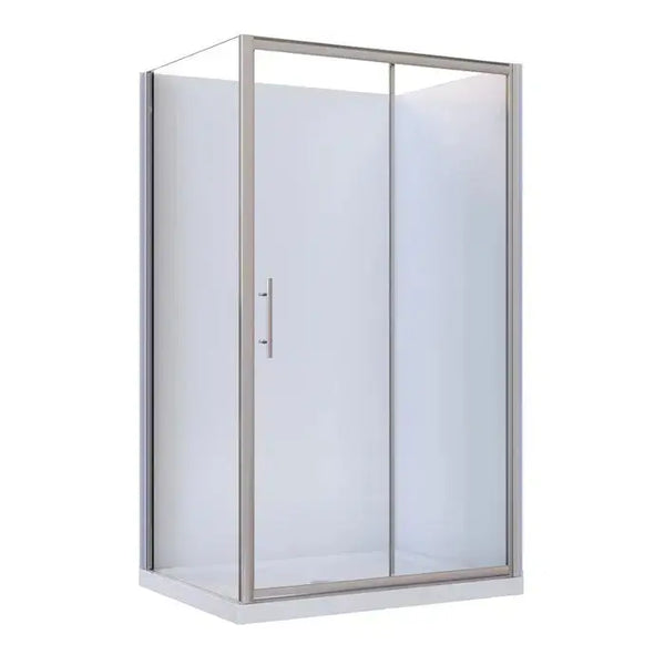 Semi Framed Sliding Shower Glass Enclosure 1200 x 900mm -  - #tag1# - #tag2#- #variant#