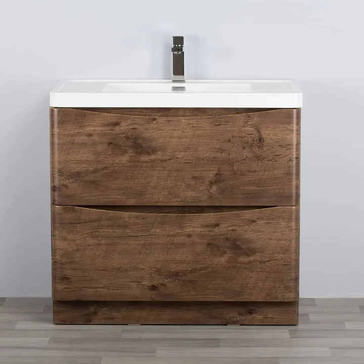 Smile Range Floor Standing Vanity Rosewood Finish 800 x 480 x 850mm -  - #tag1# - #tag2#- #variant#